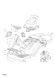 1228m-garden-tractor mountfield-riders part diagram