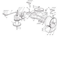 1228m-garden-tractor mountfield-riders part diagram