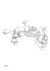 1228m-garden-tractor mountfield-riders part diagram
