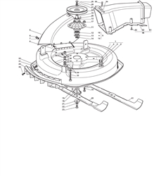 1228m-garden-tractor mountfield-riders part diagram