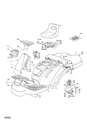 1228m-garden-tractor mountfield-riders part diagram