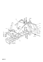 1228m-garden-tractor mountfield-riders part diagram