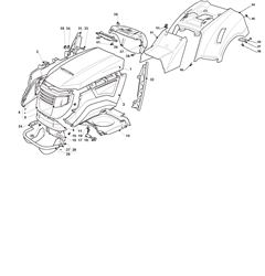 1436h-garden-tractor mountfield-tractors part diagram
