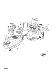 1436m-garden-tractor mountfield-tractors part diagram