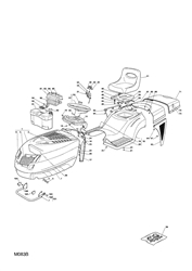 1436m-garden-tractor mountfield-tractors part diagram