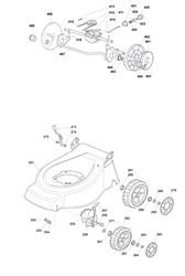 421pd mountfield-petrol-rotary-mowers part diagram