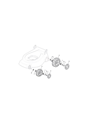 422pd mountfield-petrol-rotary-mowers part diagram