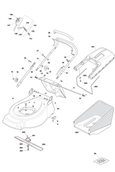 461r-hp mountfield-petrol-rotary-mowers part diagram