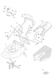 461r-hp mountfield-petrol-rotary-roller part diagram