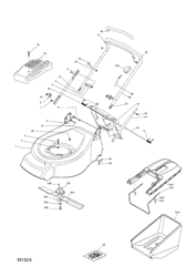 461r-hp mountfield-petrol-rotary-roller part diagram