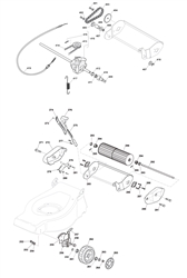 461r-pd mountfield-petrol-rotary-mowers part diagram