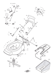 461r-pd mountfield-petrol-rotary-roller part diagram