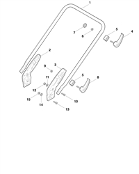 462pd mountfield-petrol-rotary-mowers part diagram