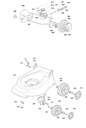 462pd mountfield-petrol-rotary-mowers part diagram