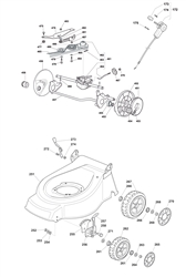 464pd mountfield-petrol-rotary-mowers part diagram