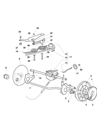 464pd mountfield-petrol-rotary-mowers part diagram
