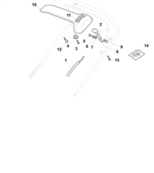 46pdes mountfield-petrol-rotary-mowers part diagram