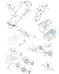 4810pd-es mountfield-petrol-rotary-mowers part diagram