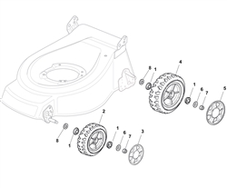 4820hp mountfield-petrol-rotary-mowers part diagram