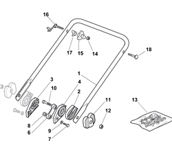 4820hp mountfield-petrol-rotary-mowers part diagram