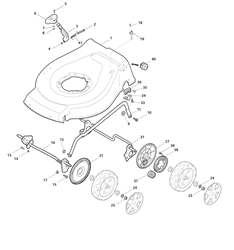 4820pd mountfield-petrol-rotary-mowers part diagram