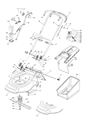51pdes mountfield-petrol-rotary-mowers part diagram