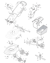 5310pd-es mountfield-petrol-rotary-mowers part diagram