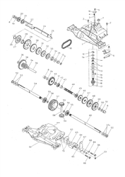 dana transmissions part diagram