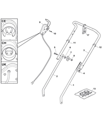 el330 electric-rotary-mowers-mountfield part diagram