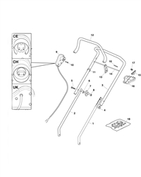 el350 electric-rotary-mowers-mountfield part diagram