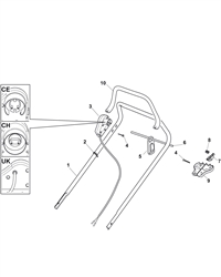 el4300hp electric-rotary-mowers-mountfield part diagram