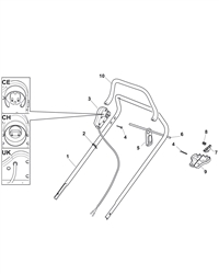 el4300hp electric-rotary-mowers-mountfield part diagram