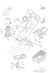 el46hp electric-rotary-mowers-mountfield part diagram