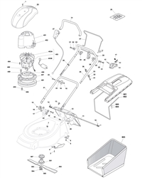 el46pd electric-rotary-mowers-mountfield part diagram