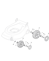 el4800-hp electric-rotary-mowers-mountfield part diagram