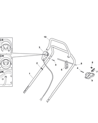el4800-hp electric-rotary-mowers-mountfield part diagram