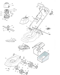 el4800-hp electric-rotary-mowers-mountfield part diagram