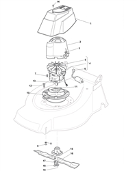 el4800-hp electric-rotary-mowers-mountfield part diagram