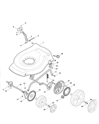 el4800pd-bw electric-rotary-mowers-mountfield part diagram