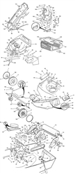 emperor mountfield-petrol-rotary-roller part diagram