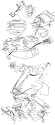 emperor mountfield-petrol-rotary-roller part diagram