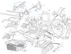 empress-electric electric-rotary-mowers-mountfield part diagram