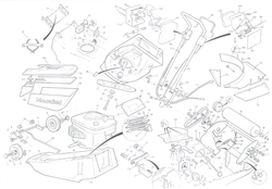 empress mountfield-petrol-rotary-roller part diagram