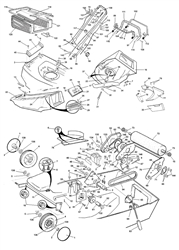 empress mountfield-petrol-rotary-roller part diagram