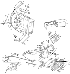 empress mountfield-petrol-rotary-roller part diagram