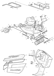 empress mountfield-petrol-rotary-roller part diagram