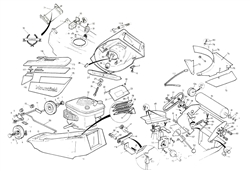 empress mountfield-petrol-rotary-roller part diagram