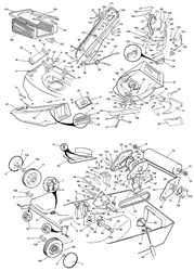 empress mountfield-petrol-rotary-roller part diagram