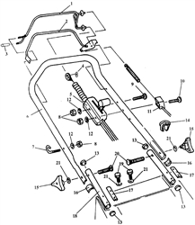 empress mountfield-petrol-rotary-roller part diagram