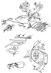 empress mountfield-petrol-rotary-roller part diagram